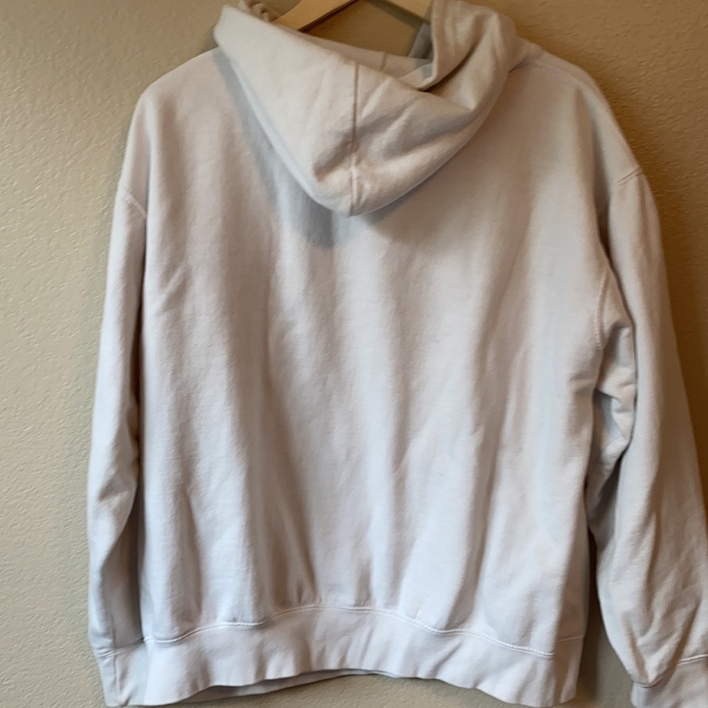 Healthy is the New Skinny White Hoodie sz L - Picture 8 of 8